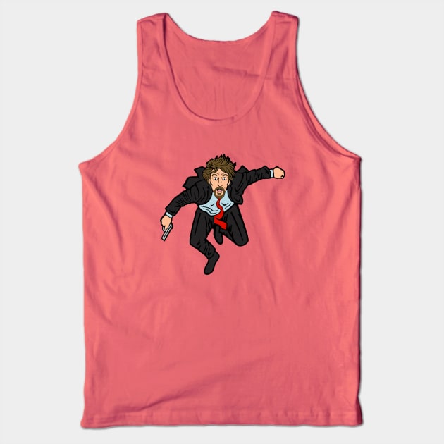 Hans Gruber Tank Top by BigOrangeShirtShop